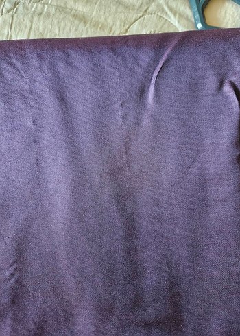 Mor Lila Çift taraflı ipek şal - Görsel 4