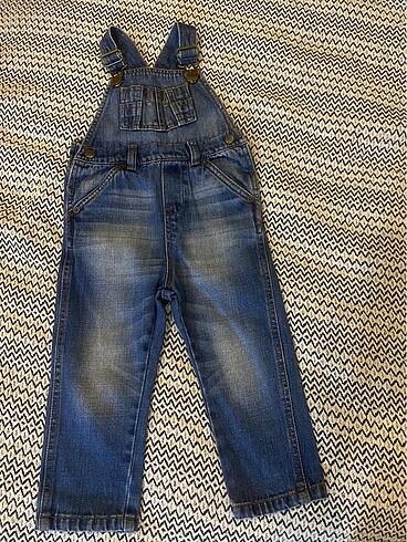 Mothercare 18/24 ay unisex jean salopet