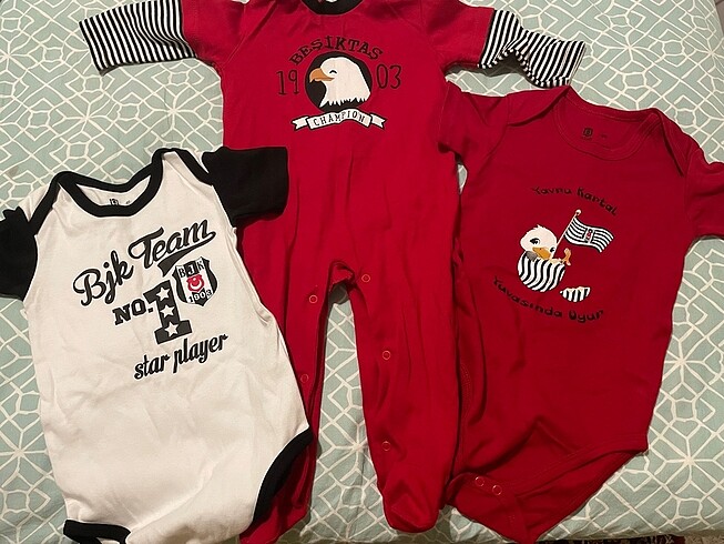 3 adet BJK Bebek body / zibin