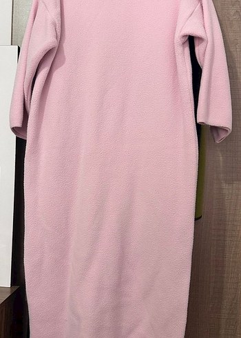 Pembe Uzun Kollu Kadın elbise - Görsel 2