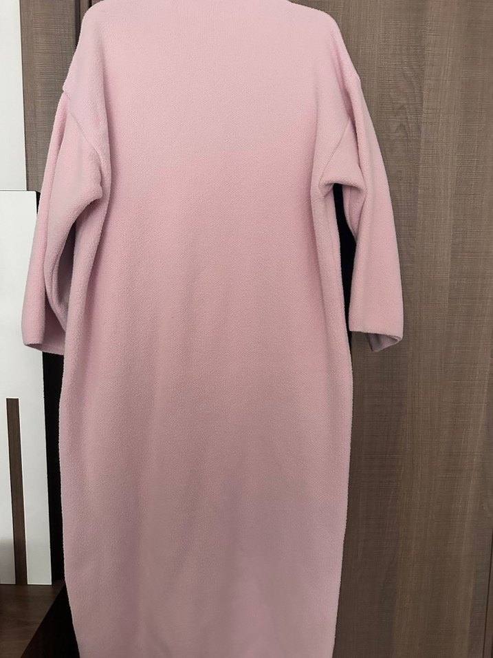 Pembe Uzun Kollu Kadın elbise - Görsel 3