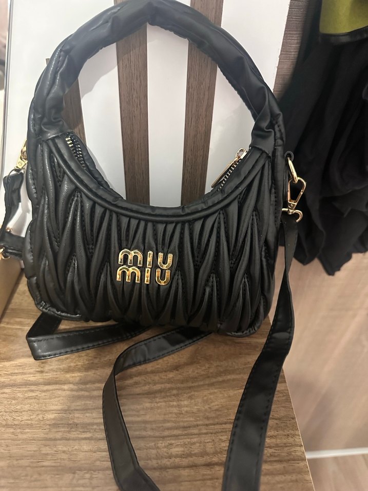 Miu Miu Siyah Kadın Spor Çanta - Görsel 2