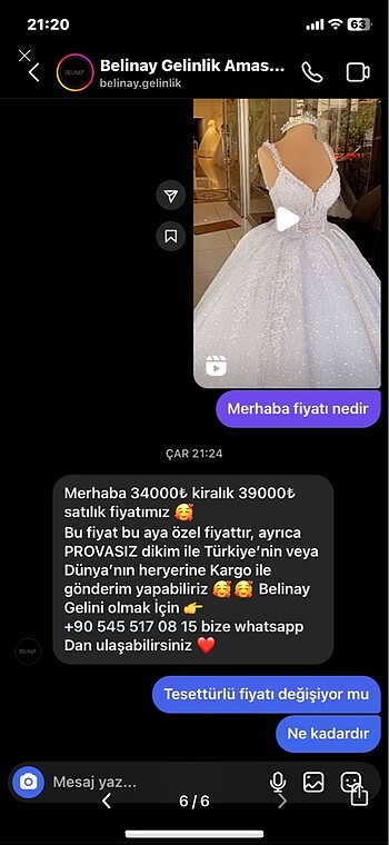 Belinay gelinlik - Görsel 5