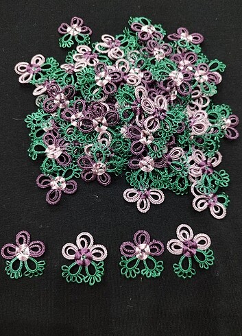 Mekik oyası başörtü ve yazma için motif çiçekler