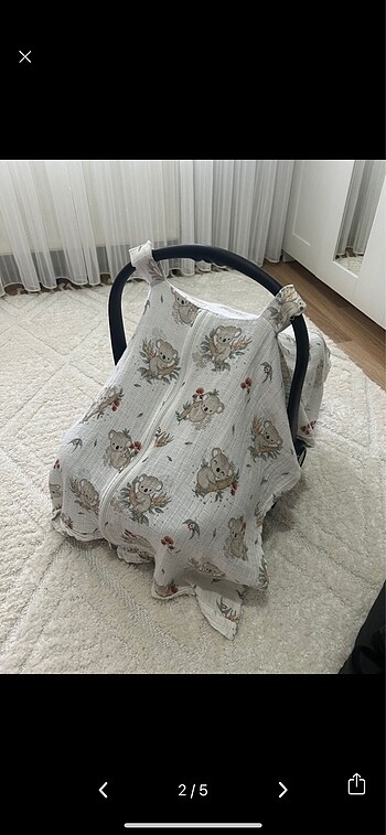 Diğer Beden Bebek puset mınderı ve örtüsü