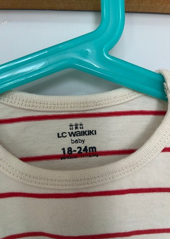 Kız Çocuk Kısa Kollu Çizgili Tişört - Görsel 2