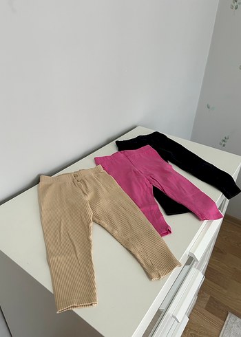 Piliseli Kız Taytları - Pembe - Görsel 2