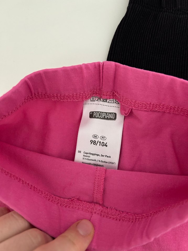 Piliseli Kız Taytları - Pembe - Görsel 4