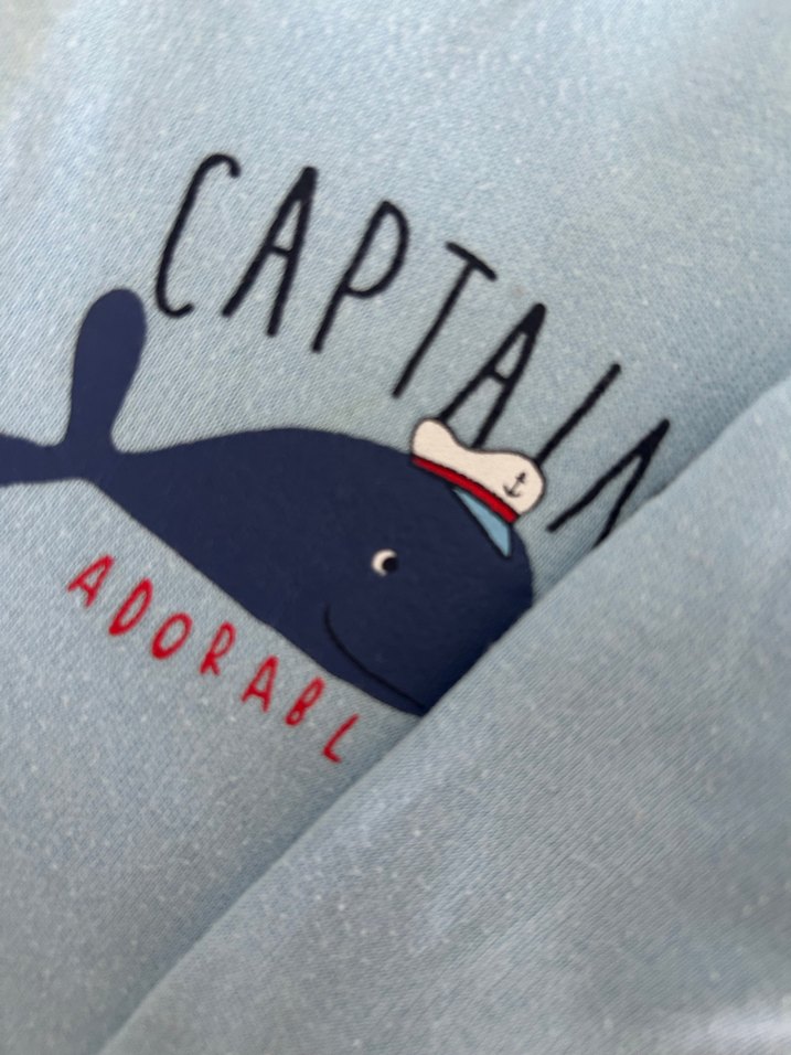 Mavi Pamuklu Uzun Kollu Bebek Tulum Seti - Görsel 4