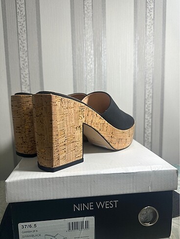 37 Beden Nine West Gabra 37 numara siyah orijinal kutulu