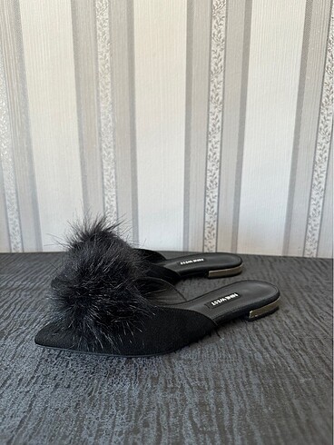 nine West siyah terlik 37 numara