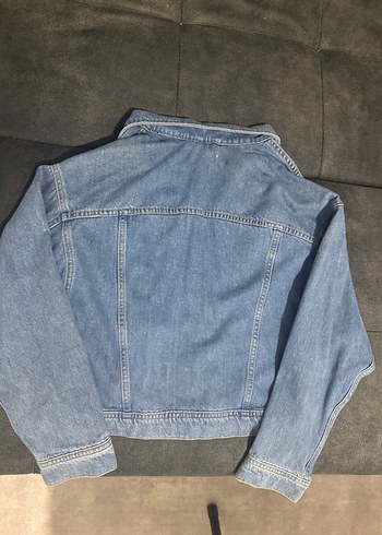 Mavi Düğmeli Kadın Denim Ceket - Görsel 2