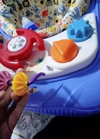  Beden mavi Renk Bebek yürüteçi 