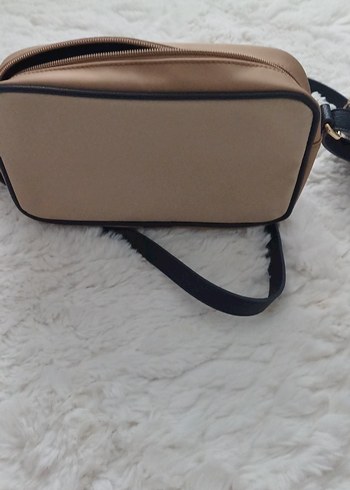 Tommy Hilfiger Bej Deri Bel Çantası - Görsel 3