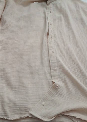 Siyah Düğmeli mislin kadin gomlek - Görsel 6