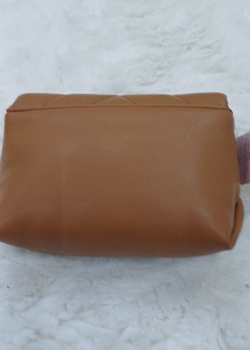 kahve Deri Zincir Detaylı Kadın Çanta - Görsel 3