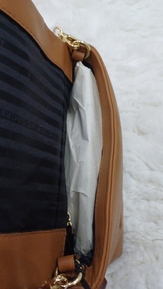 kahve Deri Zincir Detaylı Kadın Çanta - Görsel 4