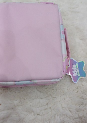 Pembe Pastel Okul beslenme cantasi - Görsel 3