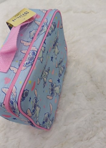 Mavi Pastel Stitch Çocuk Okul beslenme cantasi - Görsel 2