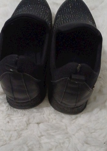 Siyah Dolgu Topuklu Kadın Spor Ayakkabı - Görsel 3