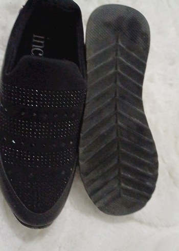 Siyah Dolgu Topuklu Kadın Spor Ayakkabı - Görsel 5