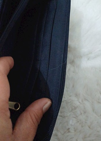 Siyah Fermuarlı Kadın Cüzdanı tommy hilfiger - Görsel 5