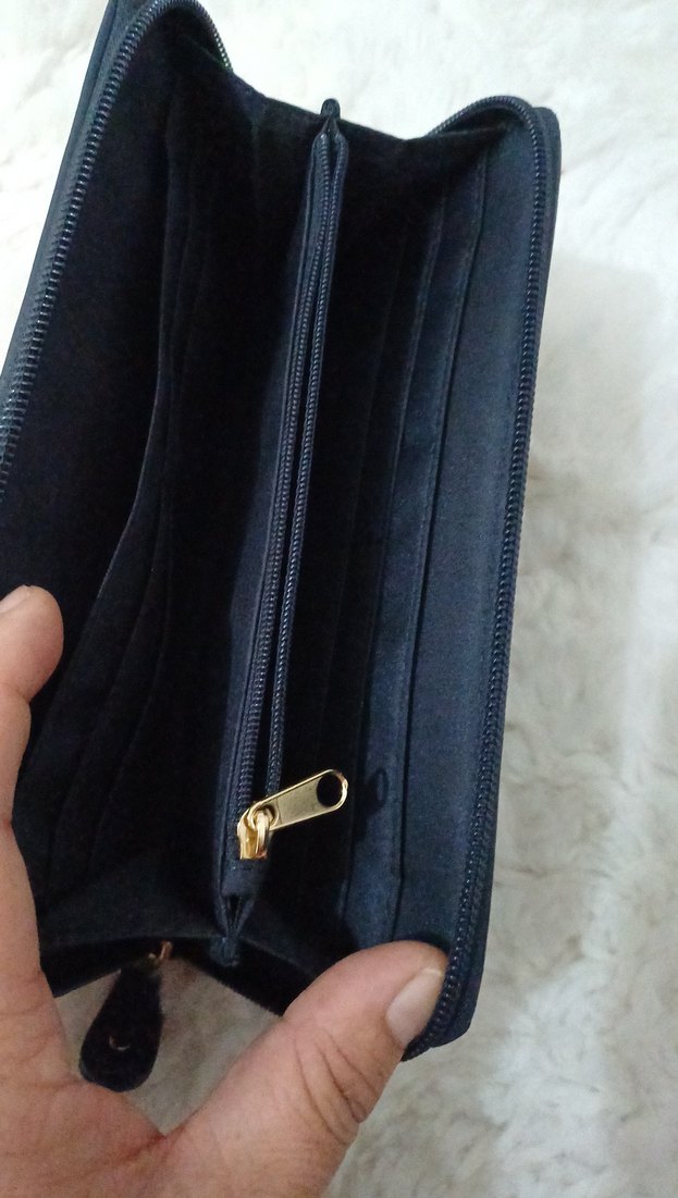 Siyah Fermuarlı Kadın Cüzdanı tommy hilfiger - Görsel 4