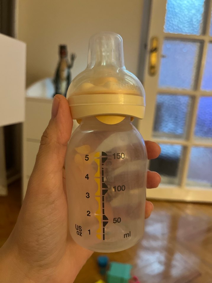 Sarı Pastel Bebek Biberonu - Medela - Görsel 2