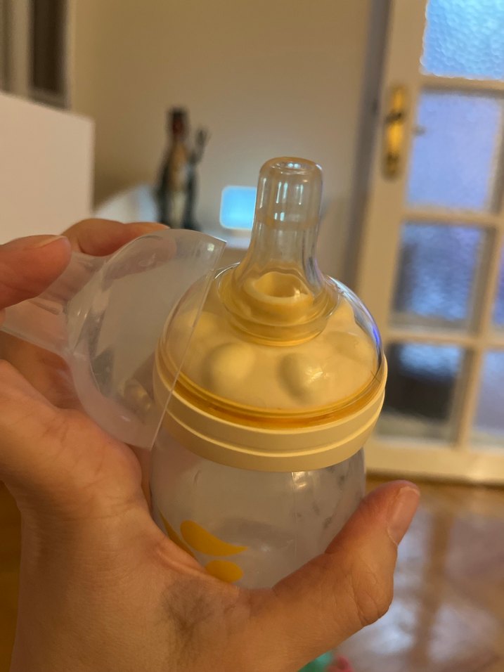 Sarı Pastel Bebek Biberonu - Medela - Görsel 3