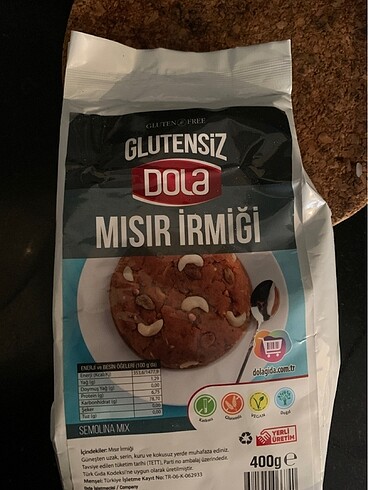 DOLA GLUTENSİZ MISIR İRMİĞİ