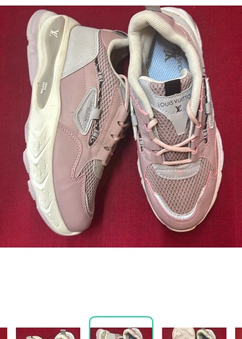 Louis Vuitton Pudra Pembe Spor Ayakkabi
