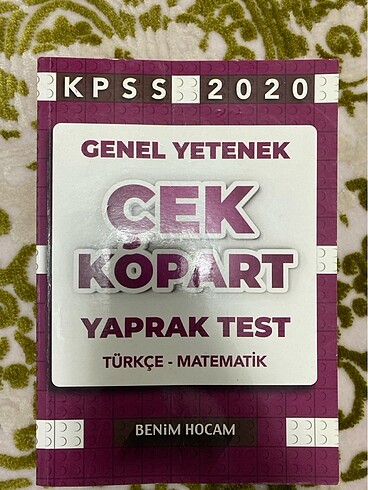  Beden Renk Kpss deneme fasikül