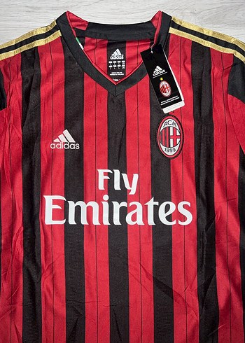 A.C.Milan 2013/2014 Kaka Leite Baskılı forması - Görsel 2