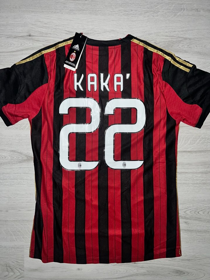 A.C.Milan 2013/2014 Kaka Leite Baskılı forması - Görsel 4