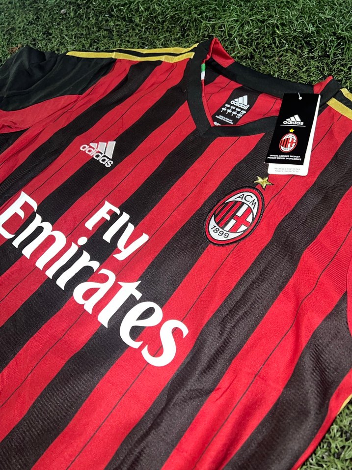 A.C.Milan 2013/2014 Kaka Leite Baskılı forması - Görsel 3