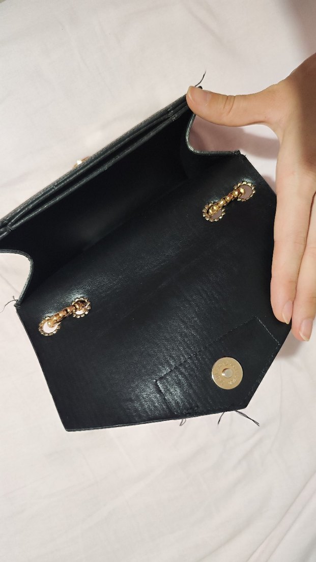 Michael Kors Siyah Deri Zincir Detaylı Çanta - Görsel 4