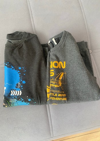 Uzun Kollu Sweatshirt(2 adet sweat) - Görsel 3