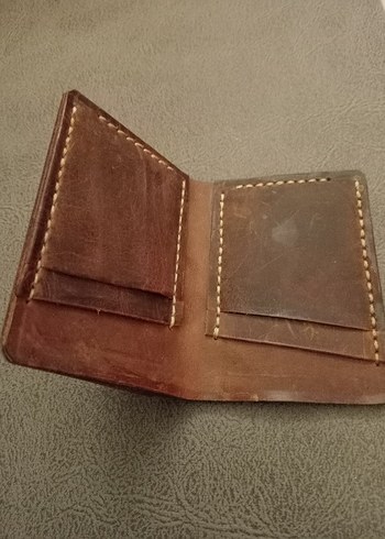 Kahverengi Minimalist Erkek Deri Cüzdan... - Görsel 3