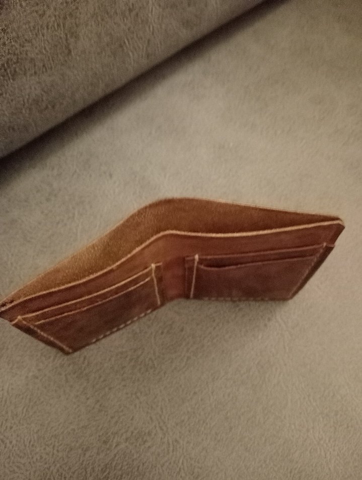 Kahverengi Minimalist Erkek Deri Cüzdan... - Görsel 5