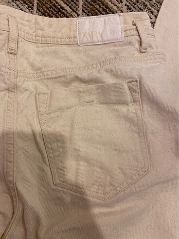 l Beden beyaz Renk Zara kot pantolon