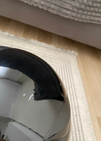 Ls2 parlak siyah kask - Görsel 6