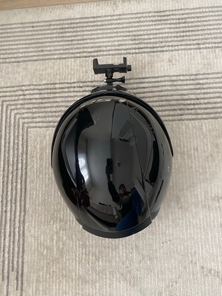 Ls2 parlak siyah kask - Görsel 4