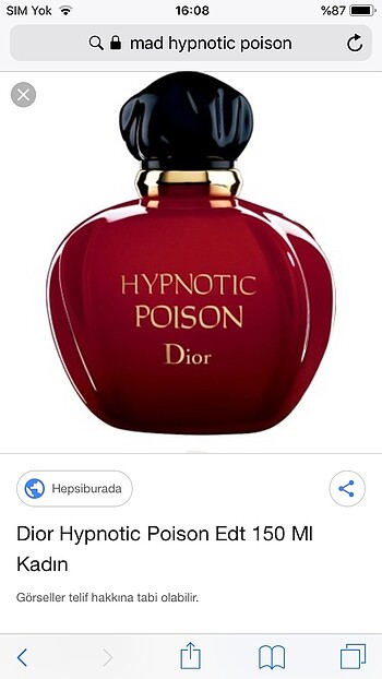 Mad hypnotic poison parfüm - Görsel 2