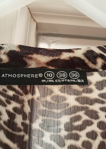 38 Beden Leopar Desenli Kadın Bluz