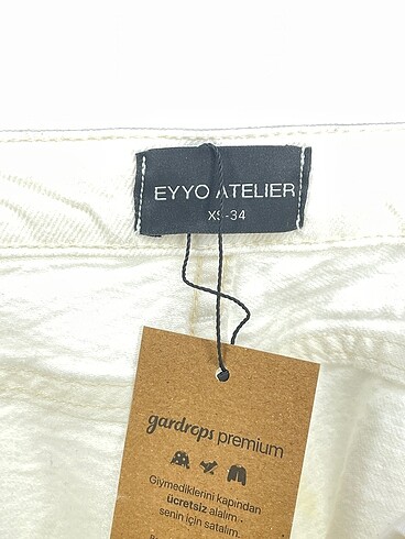 xs Beden beyaz Renk Diğer Jean / Kot %70 İndirimli.