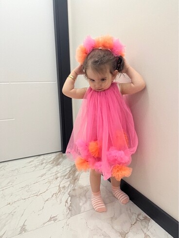 12-18 Ay Beden Bebek Elbise