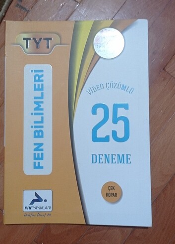Tyt 25li deneme FEN BİLİMLERİ PARAF