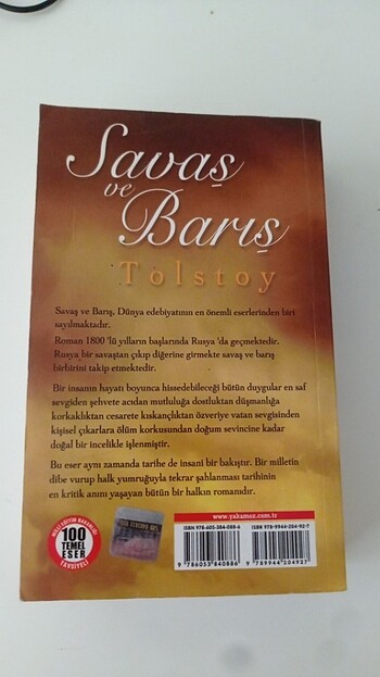  Tolstoy SAVAŞ VE BARIŞ 