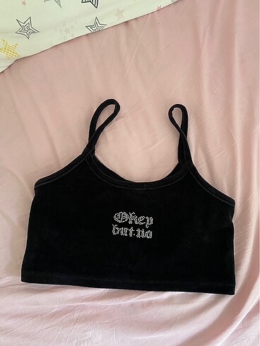 Bershka siyah crop