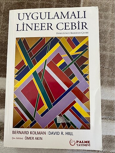 Lineer cebir kitabı